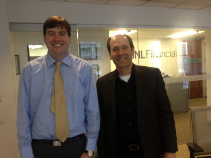 Andre and Nathan at Financial Services Journal at Wall St.